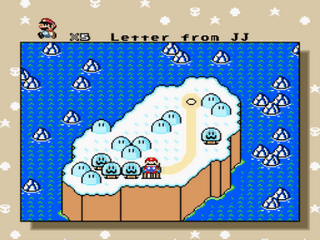 Super Mario World - Ice Village Test Hack Screenthot 2